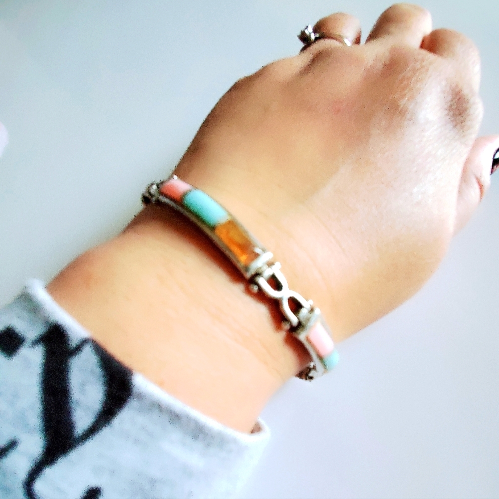 Vtg. Solid Silver 925 Bracelet